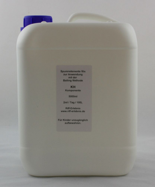 KH Komponente 5000ml aus dem Spurenelemente Mix 3,00€/L